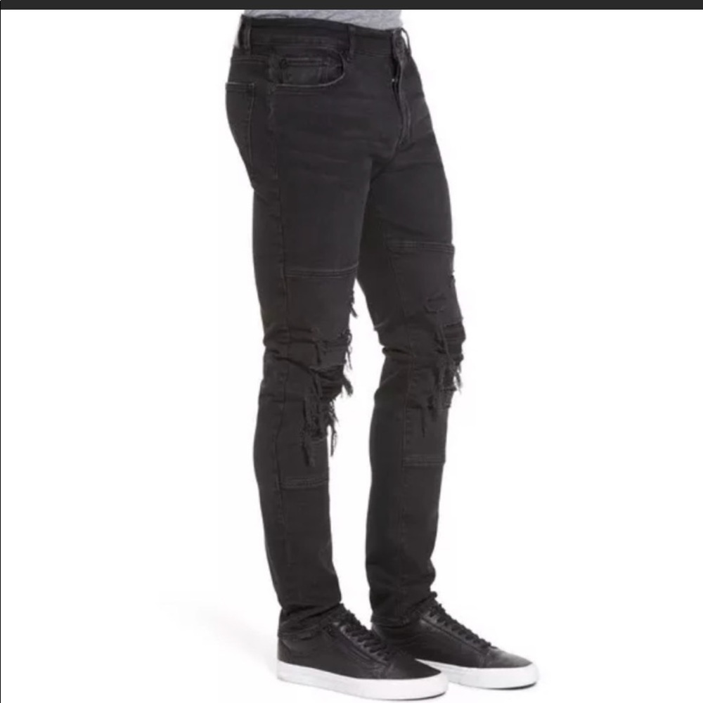 Hunter DL1961 black skinny denim pants